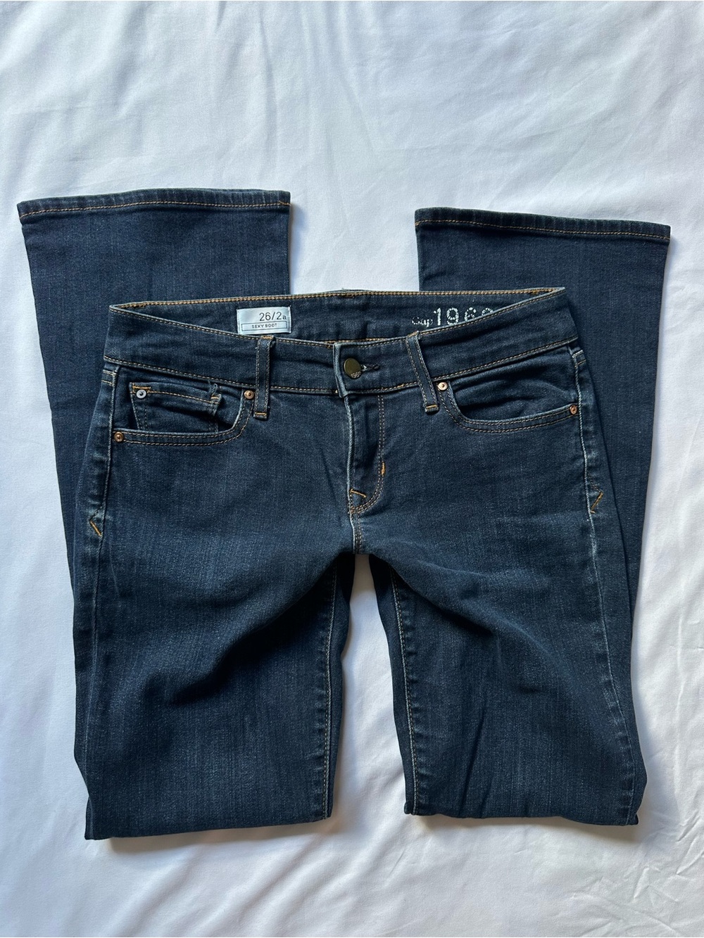 GAP Dark Blue Women's Low Rise Sexy Bootcut Jeans